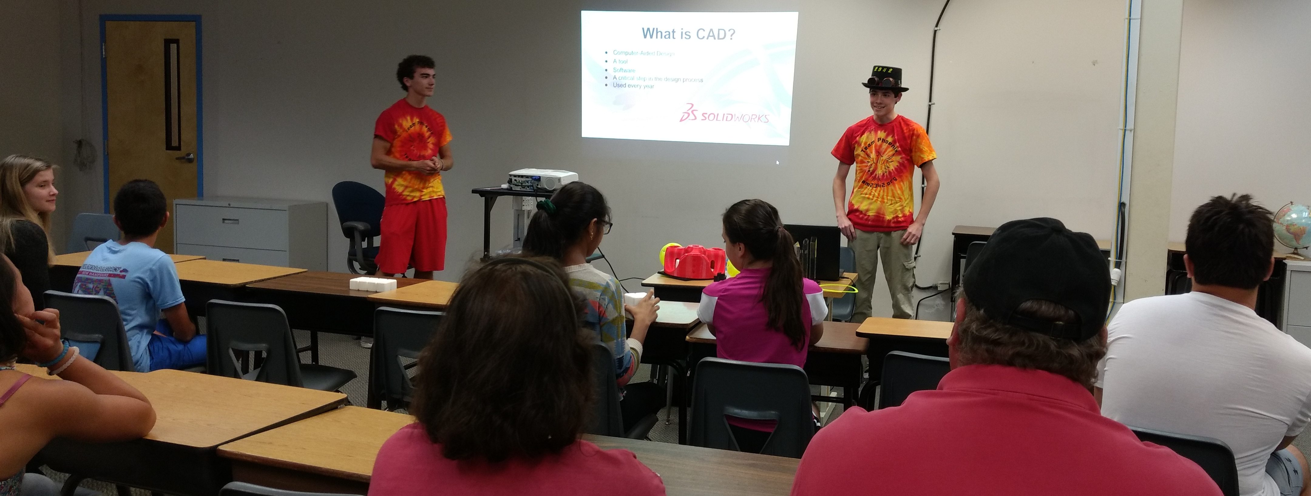 CAD Presentation at our Open House