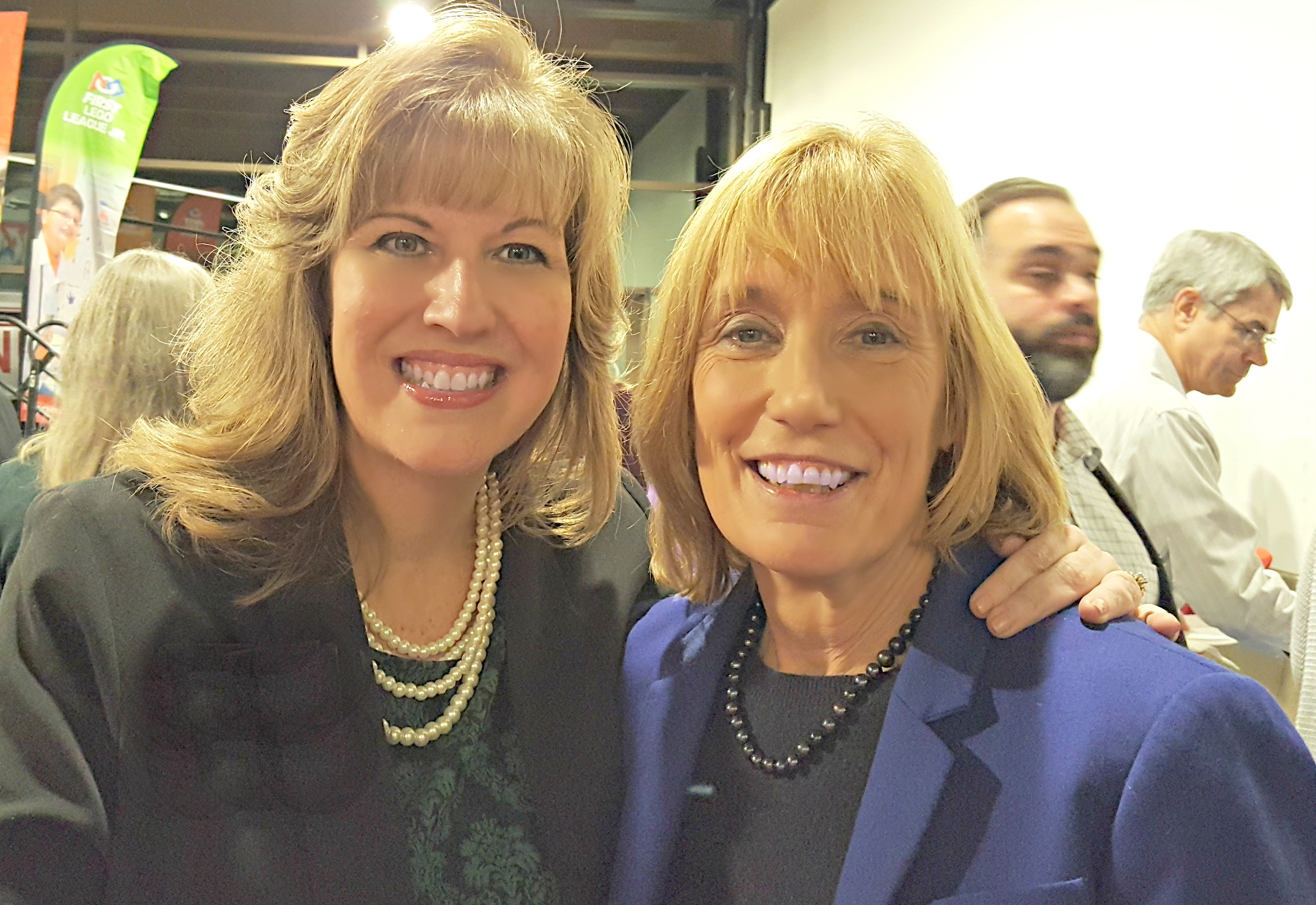 Senator Hassan and Amy, one of our Mentors