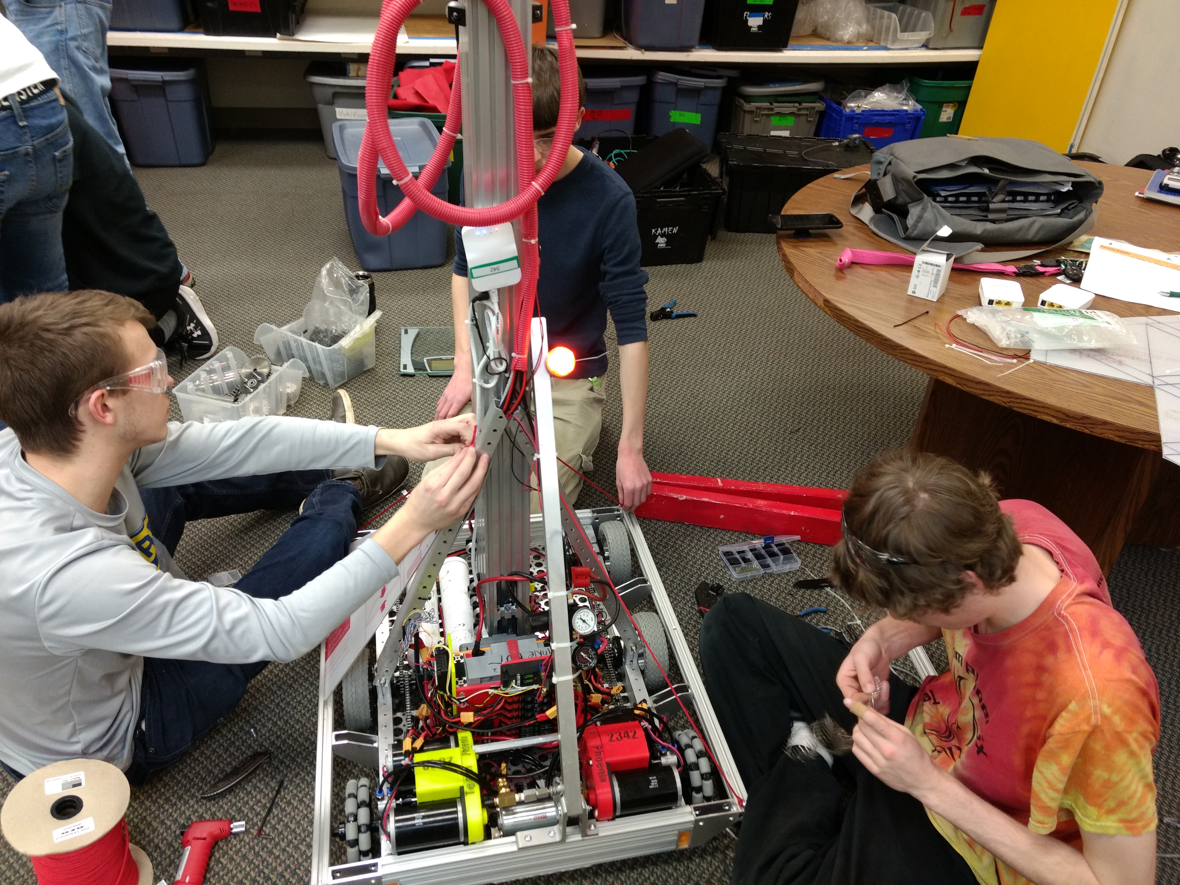 Putting the robot together
