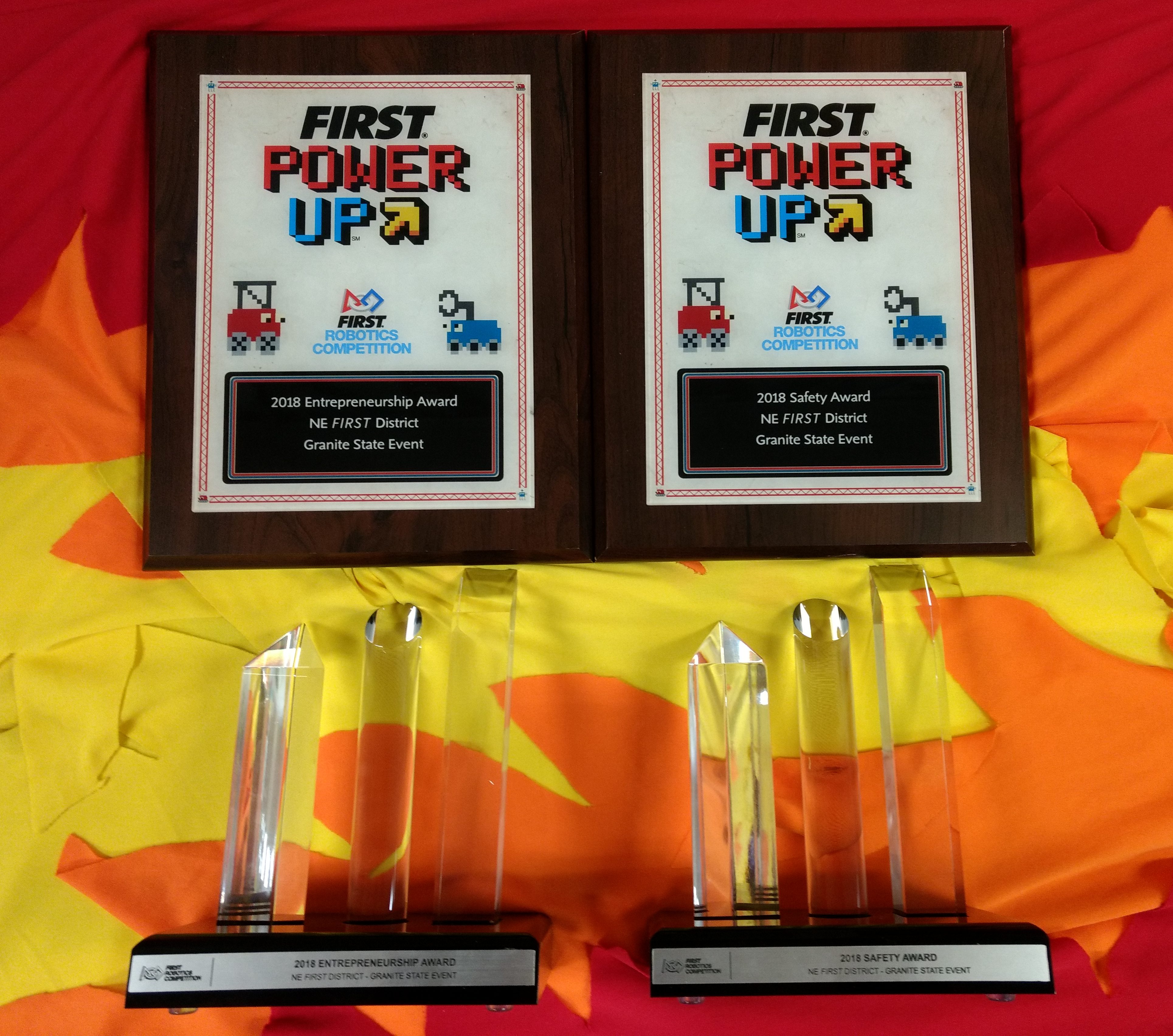 Our Awards from the Granite State Competition