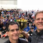 FIRST's co-founder, Dean Kamen, and NH's Governor, Chris Sununu, at the Governor's Cup